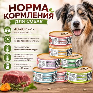 Таблица кормления: Acari Ciar Вет. Диета. Гастро. «Индейка». Холистик